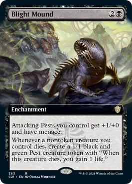 Image for Blight Mound (Extended Art) (363) [Commander 2021]