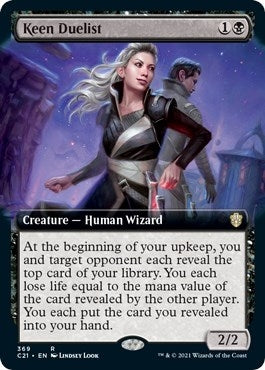 Image for Keen Duelist (Extended Art) (369) [Commander 2021]