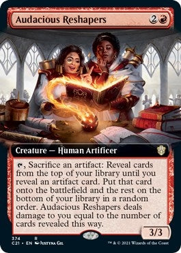 Image for Audacious Reshapers (Extended Art) (374) [Commander 2021]