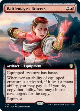 Image for Battlemage's Bracers (Extended Art) (375) [Commander 2021]
