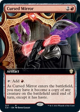 Image for Cursed Mirror (Extended Art) (377) [Commander 2021]