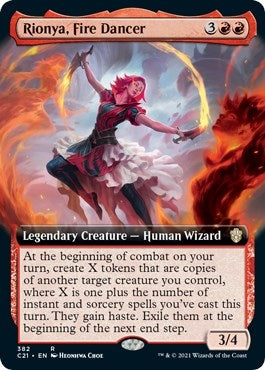 Image for Rionya, Fire Dancer (Extended Art) (382) [Commander 2021]