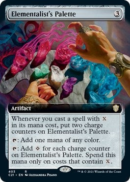 Image for Elementalist's Palette (Extended Art) (403) [Commander 2021]