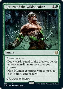 Image for Return of the Wildspeaker (205) [Commander 2021]
