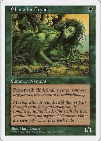 Image for Shanodin Dryads - Magic: The Gathering