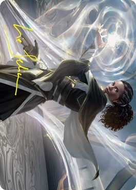 Image for Clever Lumimancer Art Card (Gold-Stamped Signature) (2) [Art Series: Strixhaven]