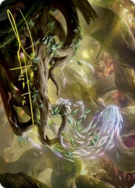Image for Emergent Sequence Art Card (Gold-Stamped Signature) (17) [Art Series: Strixhaven]