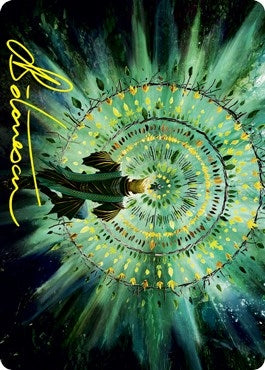 Image for Verdant Mastery Art Card (Gold-Stamped Signature) (19) [Art Series: Strixhaven]