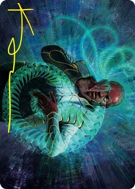 Image for Biomathematician Art Card (Gold-Stamped Signature) (21) [Art Series: Strixhaven]