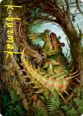 Image for Blex, Vexing Pest Art Card (Gold-Stamped Signature) (22) [Art Series: Strixhaven]
