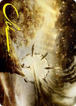 Image for Harness Infinity Art Card (Gold-Stamped Signature) (27) [Art Series: Strixhaven]