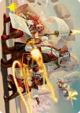 Image for Lorehold Command Art Card (Gold-Stamped Signature) (31) [Art Series: Strixhaven]