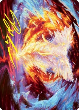 Image for Magma Opus Art Card (Gold-Stamped Signature) (32) [Art Series: Strixhaven]