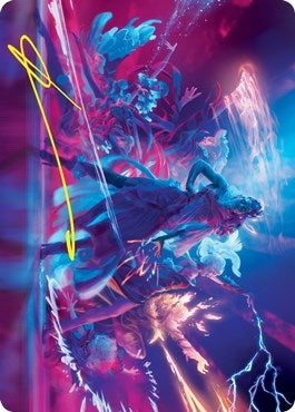 Image for Prismari Command Art Card (Gold-Stamped Signature) (35) [Art Series: Strixhaven]