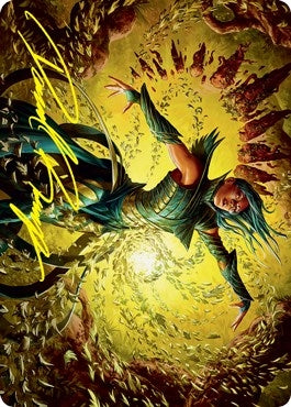 Image for Dragonsguard Elite Art Card (16/81) (Gold-Stamped Signature) (16) [Art Series: Strixhaven]