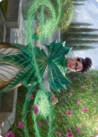 Image for Kianne, Dean of Substance Art Card (51) [Art Series: Strixhaven]