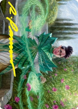 Image for Kianne, Dean of Substance Art Card (Gold-Stamped Signature) (51) [Art Series: Strixhaven]