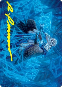 Image for Imbraham, Dean of Theory Art Card (Gold-Stamped Signature) (52) [Art Series: Strixhaven]
