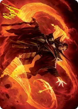 Image for Plargg, Dean of Chaos Art Card (Gold-Stamped Signature) (53) - Magic: The Gathering