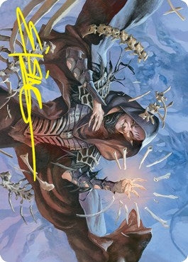 Image for Valentin, Dean of the Vein Art Card (Gold-Stamped Signature) (56) [Art Series: Strixhaven]