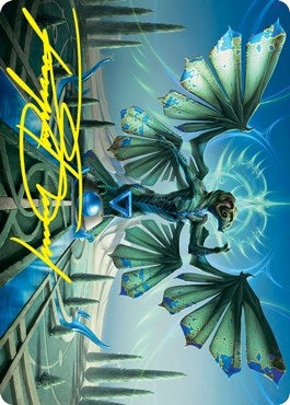 Image for Tanazir Quandrix Art Card (Gold-Stamped Signature) (60) [Art Series: Strixhaven]