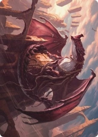 Image for Velomachus Lorehold Art Card (61) - Magic: The Gathering