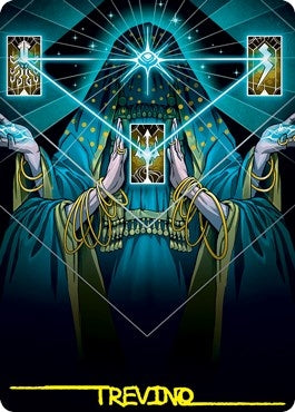 Image for Strategic Planning Art Card (Gold-Stamped Signature) (68) [Art Series: Strixhaven]