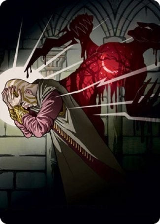 Image for Agonizing Remorse Art Card (70) [Art Series: Strixhaven]
