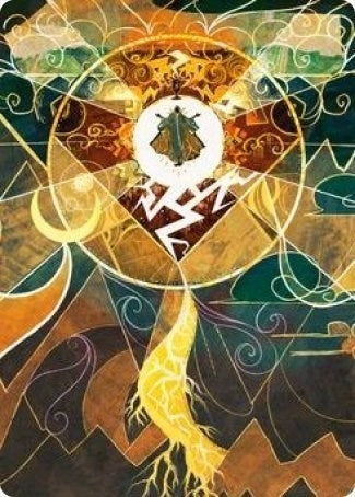Image for Lightning Bolt Art Card (76) [Art Series: Strixhaven]