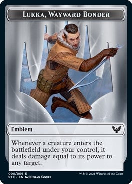 Image for Emblem - Lukka, Wayward Bonder (8) [Strixhaven: School of Mages]