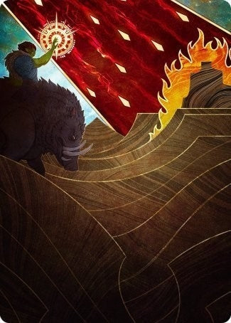 Image for Stone Rain Art Card (77) - Magic: The Gathering