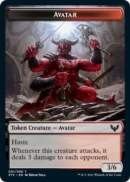 Image for Avatar Token (1) [Strixhaven: School of Mages]