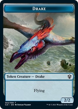 Image for Drake // Elemental Double-sided Token (2 // 2) [Commander 2021]