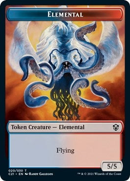 Image for Elemental (020) // Copy Double-Sided Token (20 // 30) [Commander 2021]
