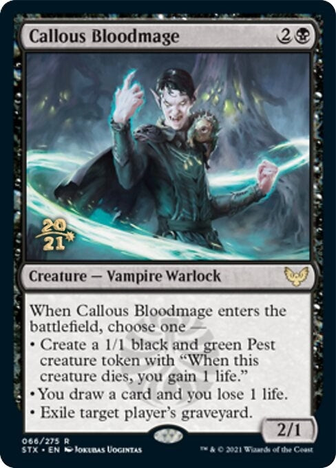 Image for Callous Bloodmage (66) [Prerelease Cards]