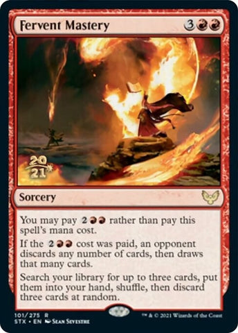 Image for Fervent Mastery (101) [Prerelease Cards]