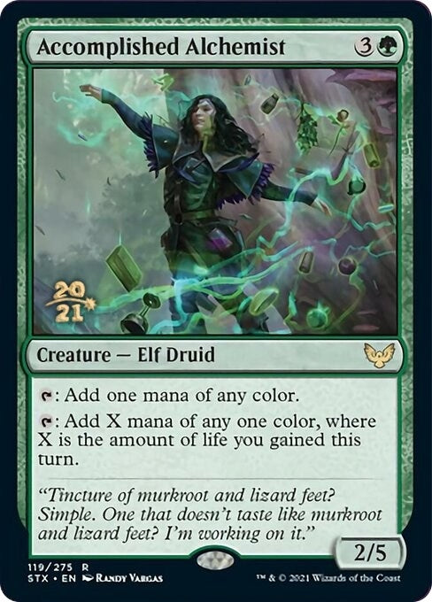 Image for Accomplished Alchemist (119) [Prerelease Cards]