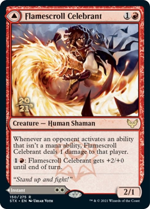 Image for Flamescroll Celebrant (150) [Prerelease Cards]