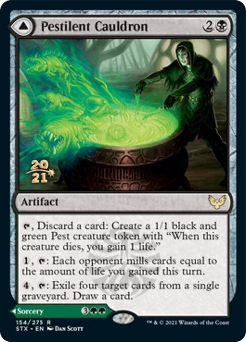Image for Pestilent Cauldron (154) [Prerelease Cards]