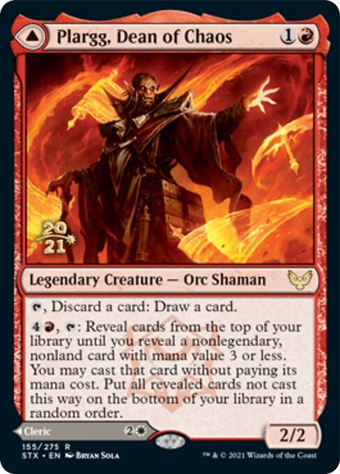 Image for Plargg, Dean of Chaos (155) [Prerelease Cards]