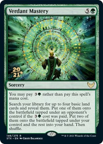 Image for Verdant Mastery (146) [Prerelease Cards]
