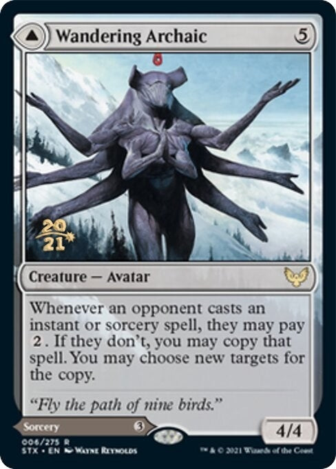 Image for Wandering Archaic (6) [Prerelease Cards]