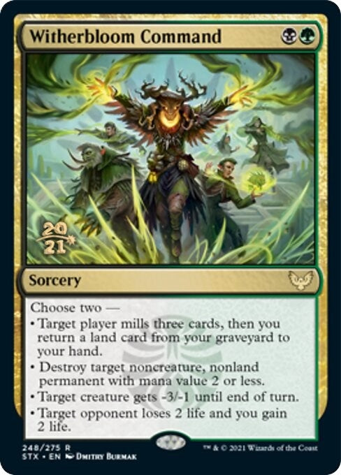 Image for Witherbloom Command (248) [Prerelease Cards]