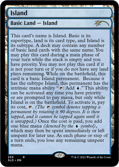 Image for Island (255) (Full-Text Lands) (255) [Secret Lair Drop Series]
