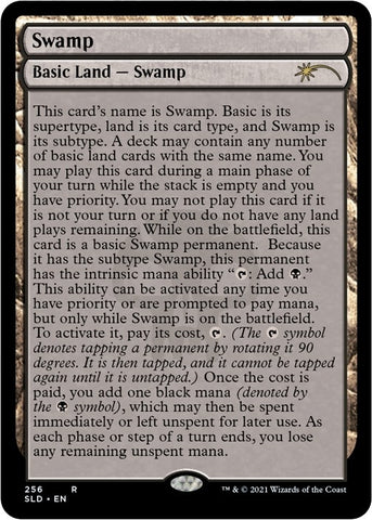 Image for Swamp (256) (Full-Text Lands) (256) [Secret Lair Drop Series]