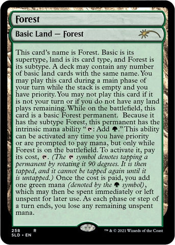 Image for Forest (258) (Full-Text Lands) (258) [Secret Lair Drop Series]