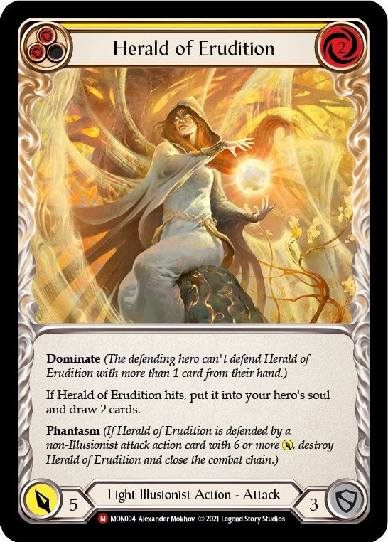 Image for Herald of Erudition (MON004) (Monarch) - Flesh and Blood TCG