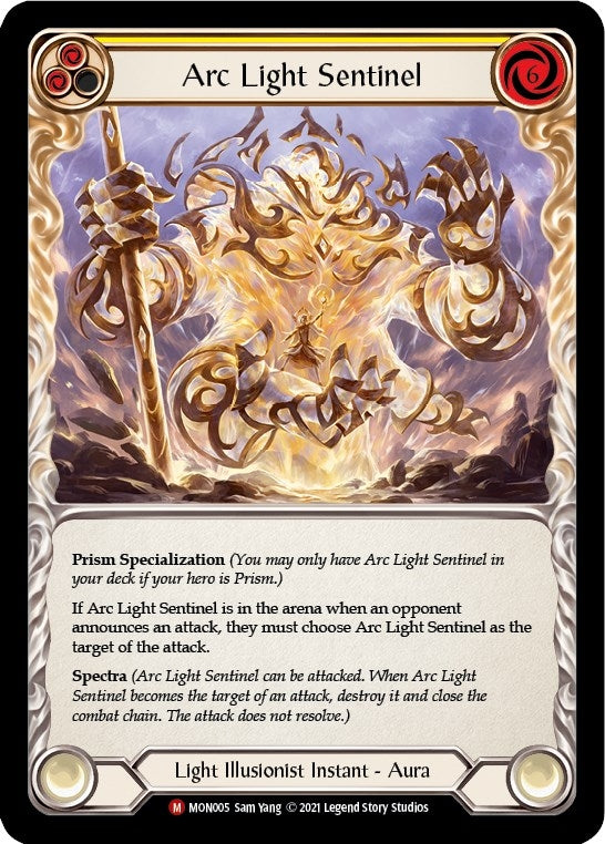 Image for Arc Light Sentinel (MON005) (Monarch) - Flesh and Blood TCG