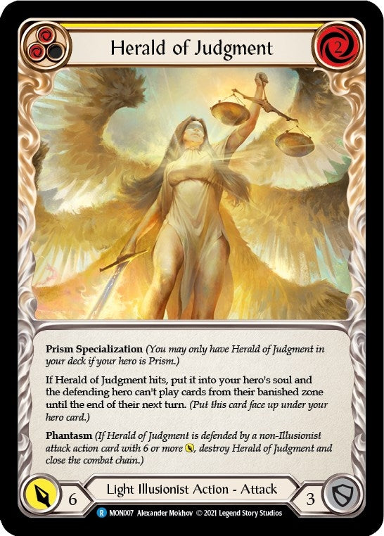 Image for Herald of Judgment (MON007) (Monarch) - Flesh and Blood TCG
