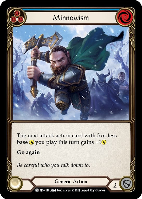 Image for Minnowism (Blue) (MON298) (Monarch) - Flesh and Blood TCG